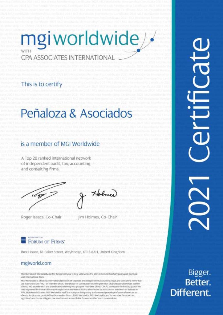 Miembro de MGI | MGI Member